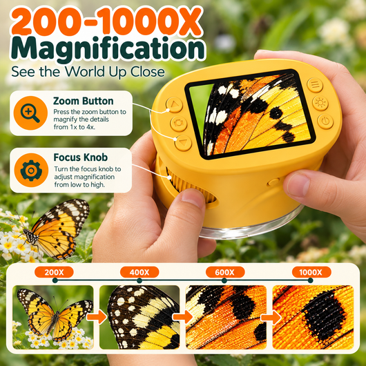 Kids Handheld Digital Microscope