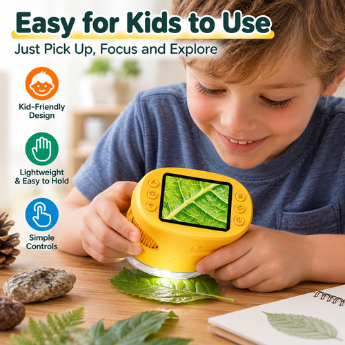 Kids Handheld Digital Microscope