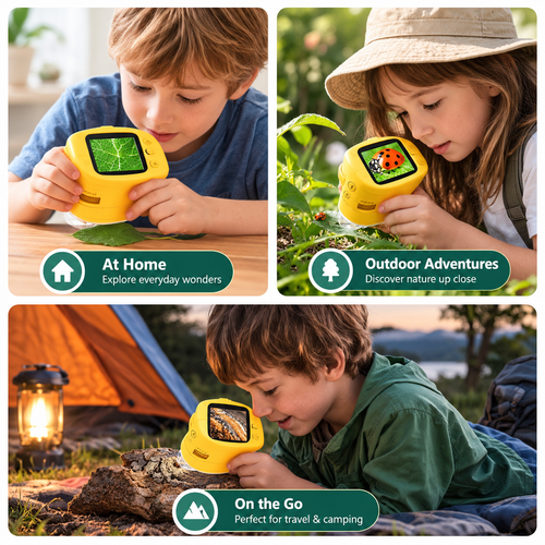 Kids Handheld Digital Microscope