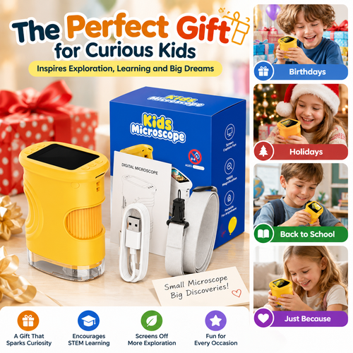 Kids Handheld Digital Microscope